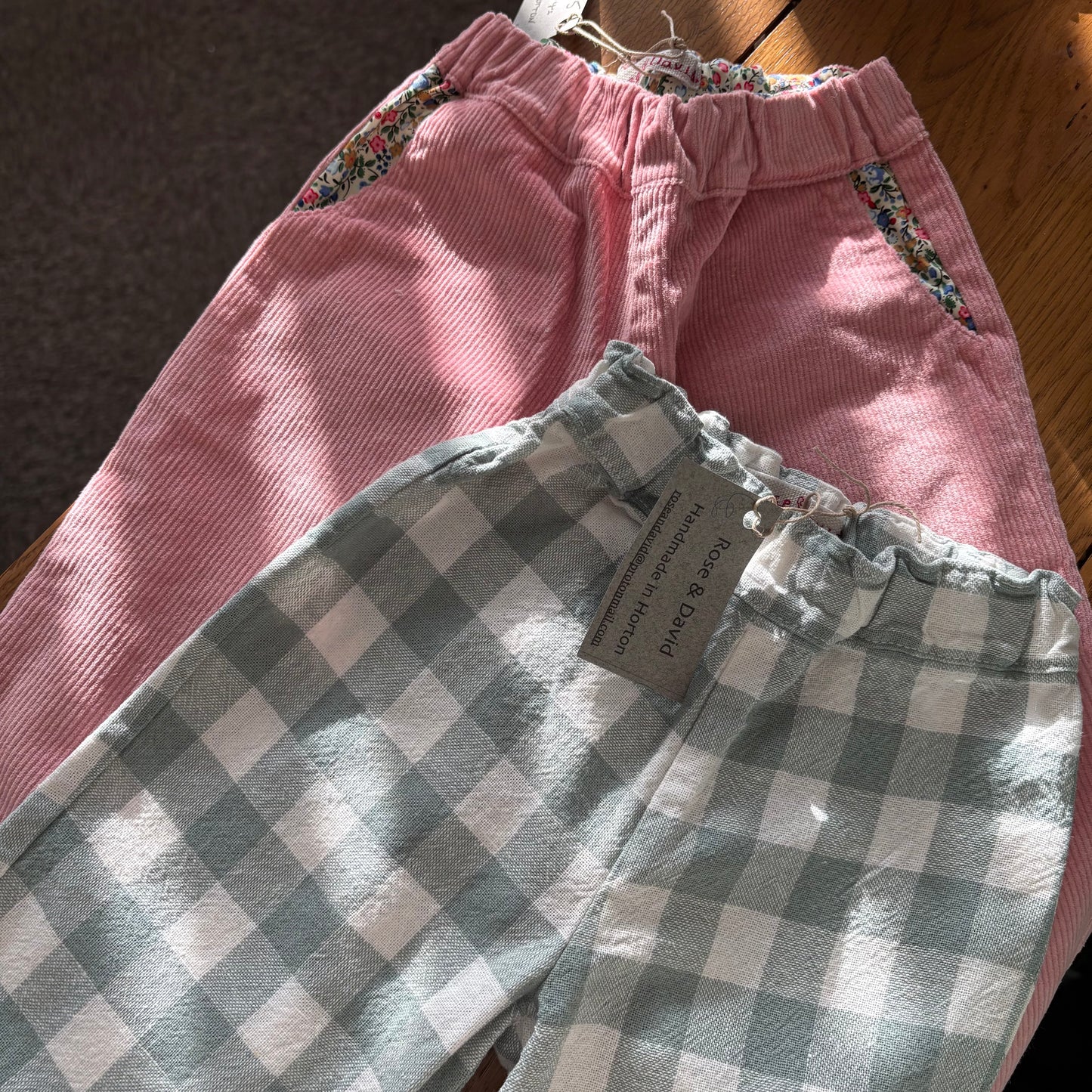 ROSE AND DAVID - CORD TROUSERS