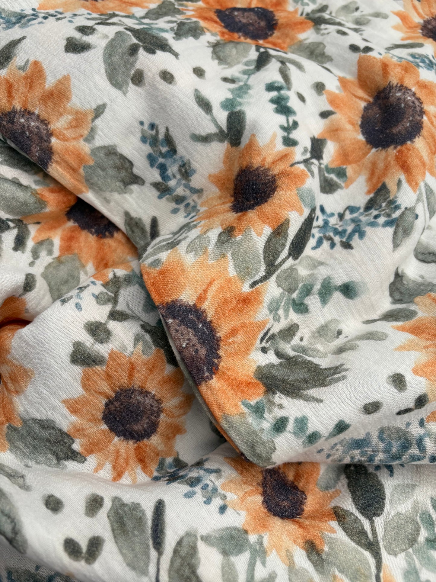 LARGE BLANKET - FLUFFY AND DOUBLE MUSLIN