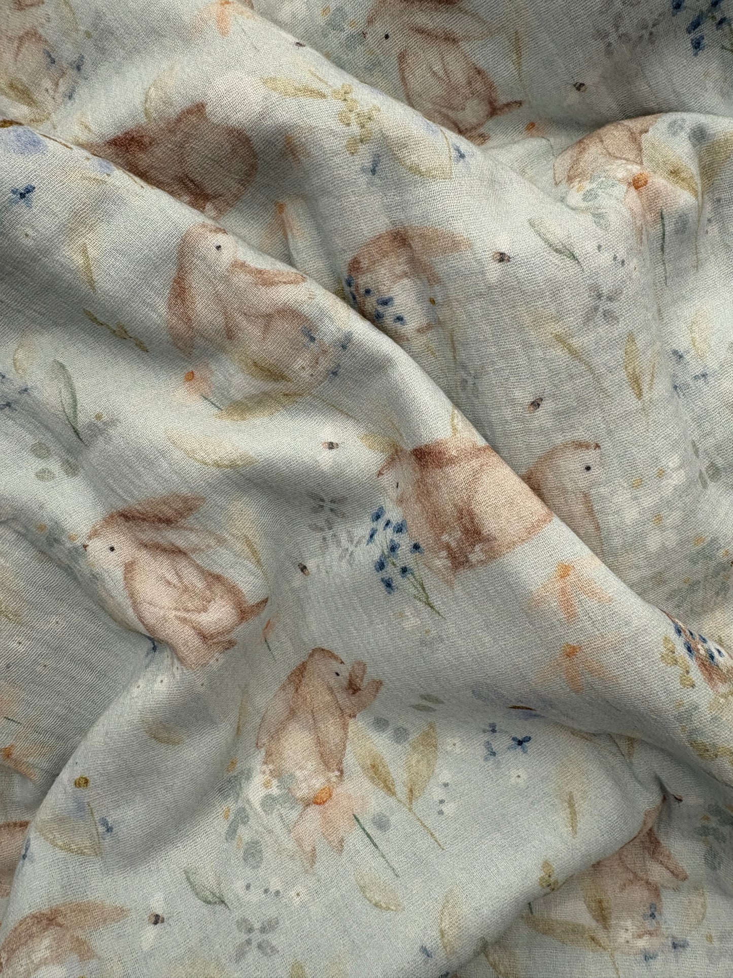 LARGE BLANKET - FLUFFY AND DOUBLE MUSLIN