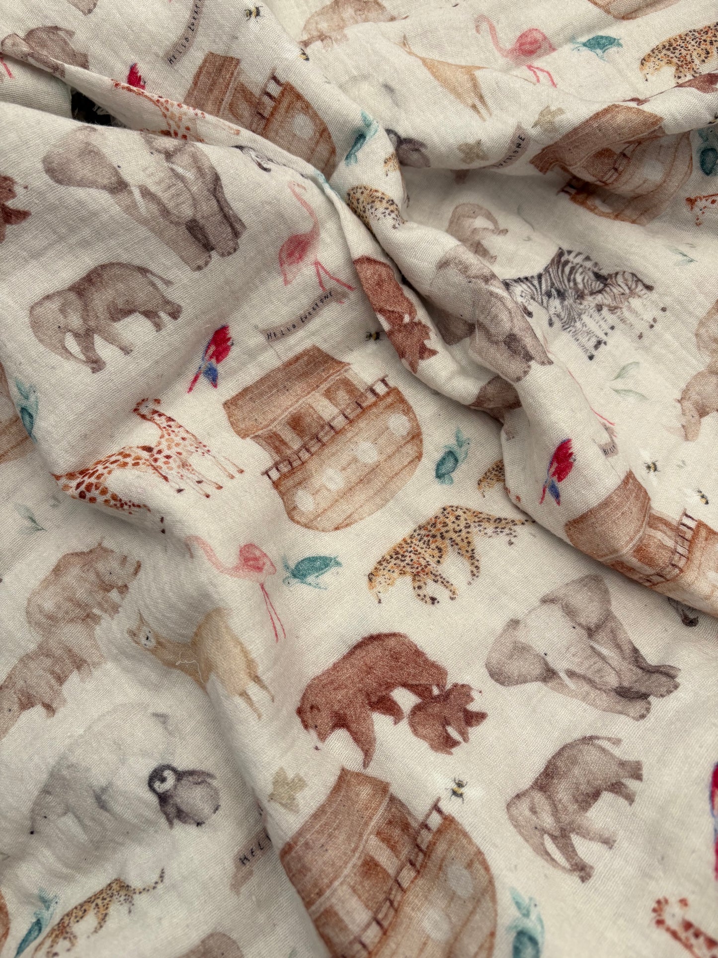 LARGE BLANKET - FLUFFY AND DOUBLE MUSLIN