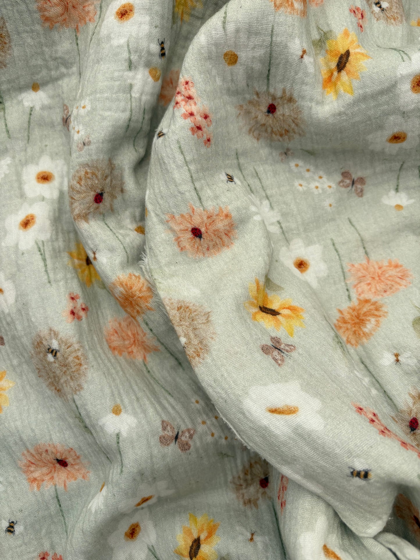 LARGE BLANKET - FLUFFY AND DOUBLE MUSLIN