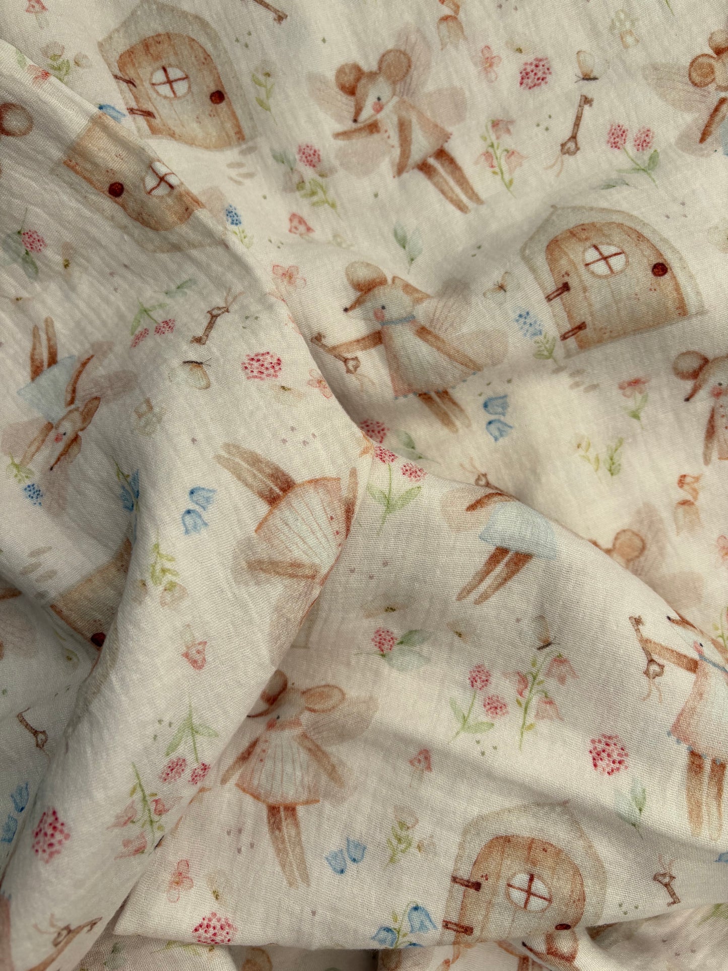 LARGE BLANKET - FLUFFY AND DOUBLE MUSLIN