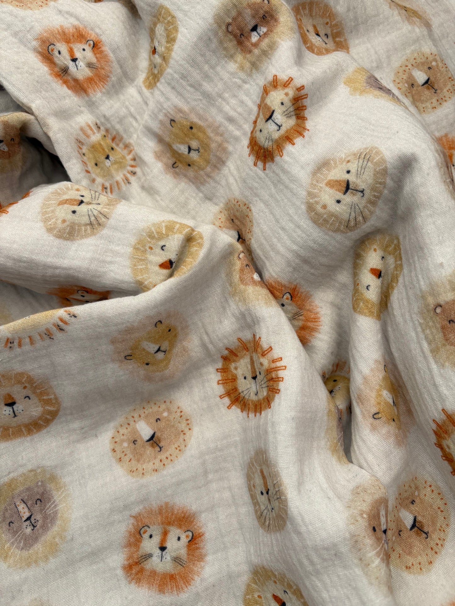 LARGE BLANKET - FLUFFY AND DOUBLE MUSLIN
