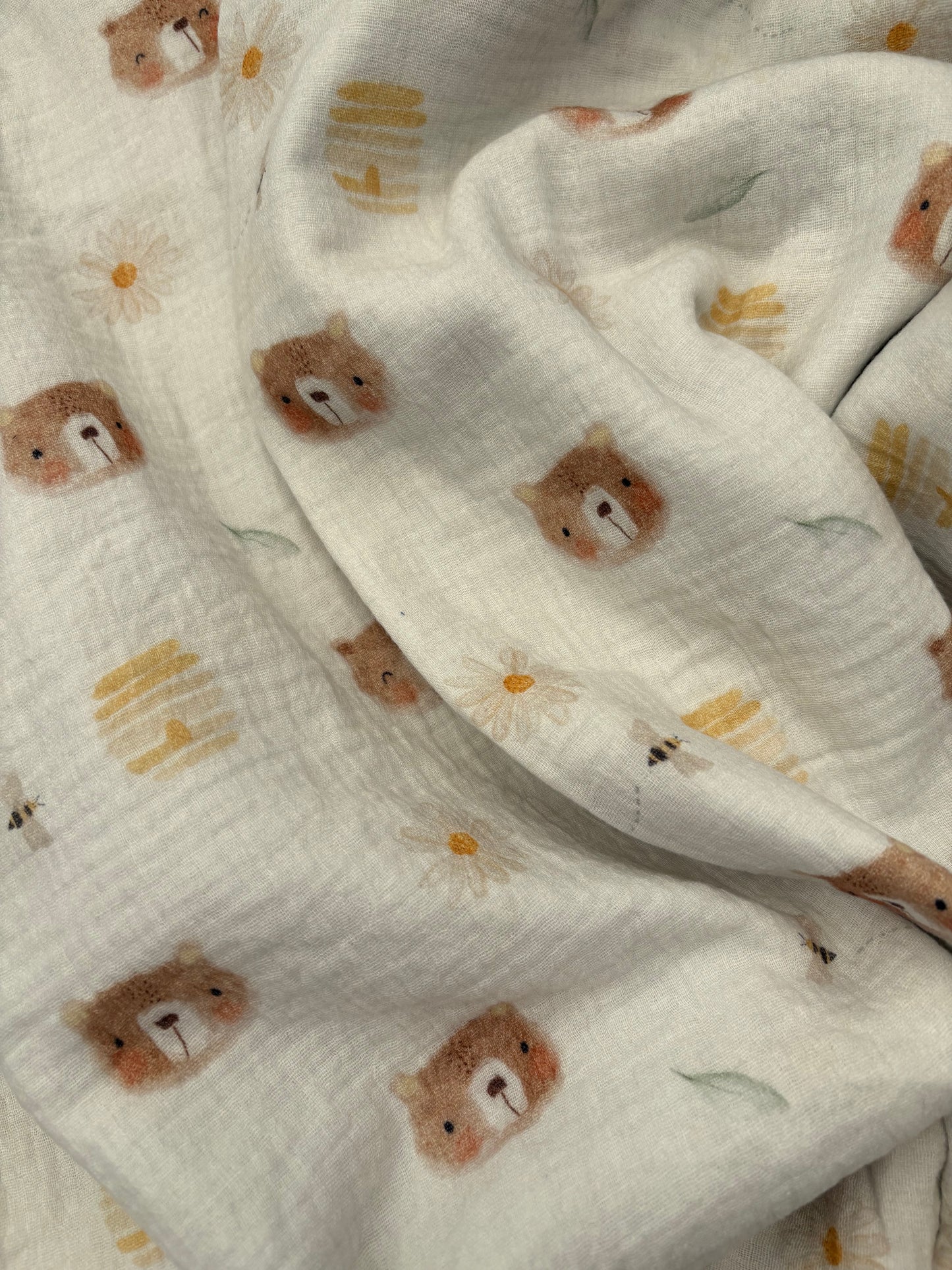 LARGE BLANKET - FLUFFY AND DOUBLE MUSLIN