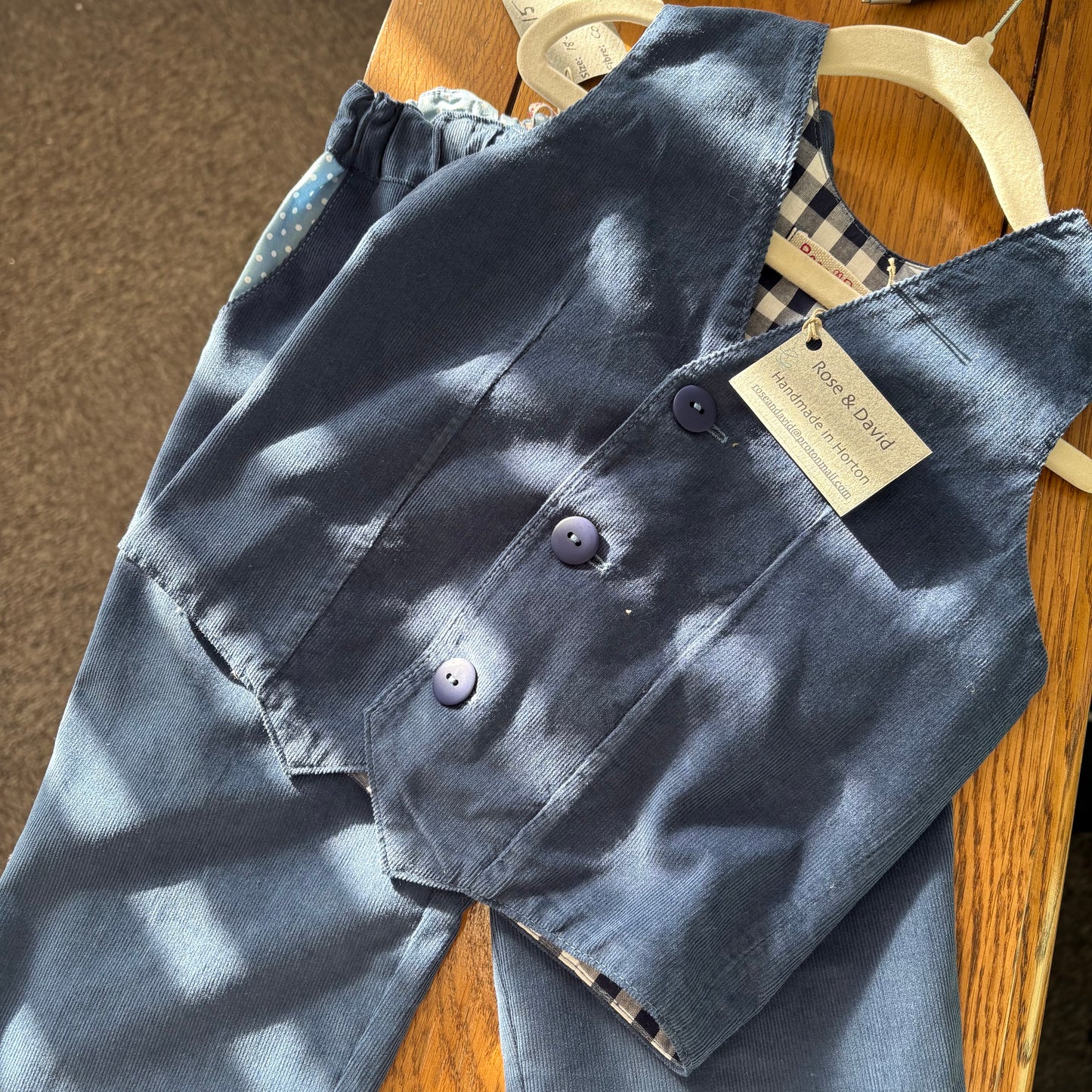 ROSE AND DAVID - CORD TROUSERS