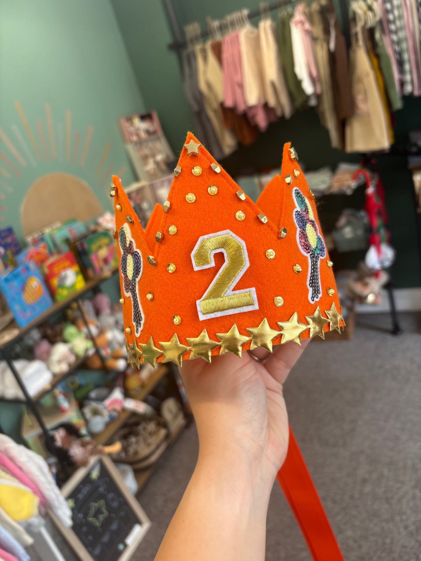 HAND DECORATED BIRTHDAY CROWNS