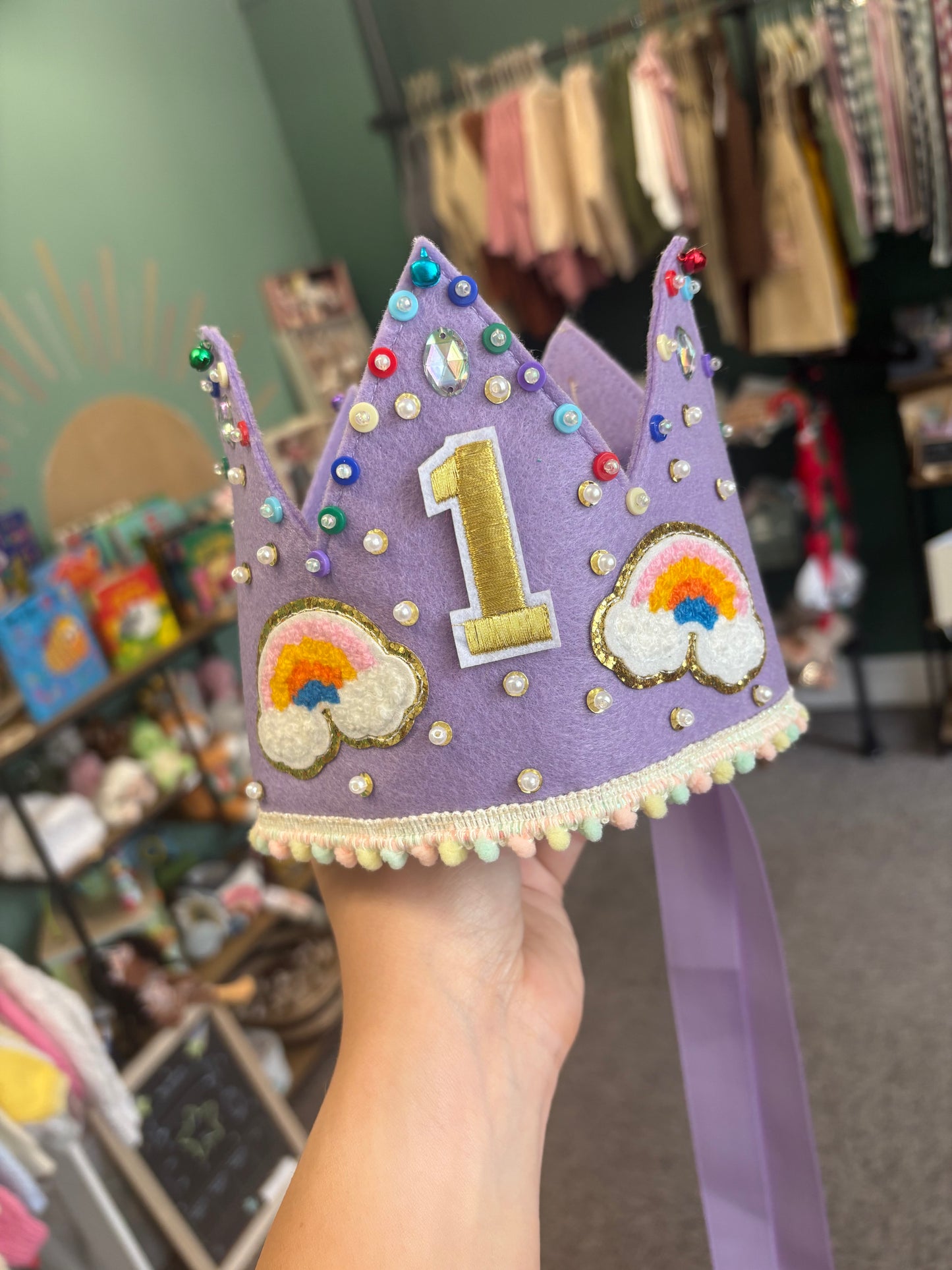 HAND DECORATED BIRTHDAY CROWNS