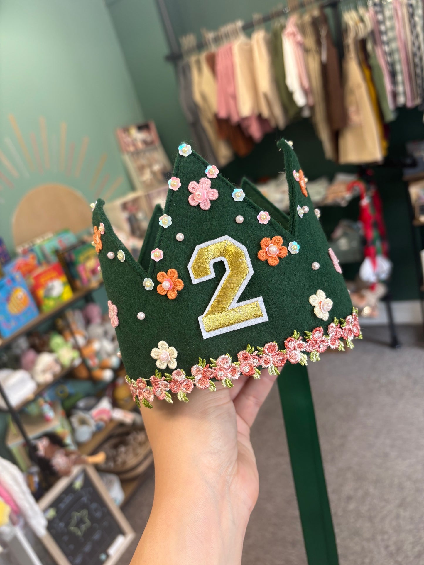 HAND DECORATED BIRTHDAY CROWNS