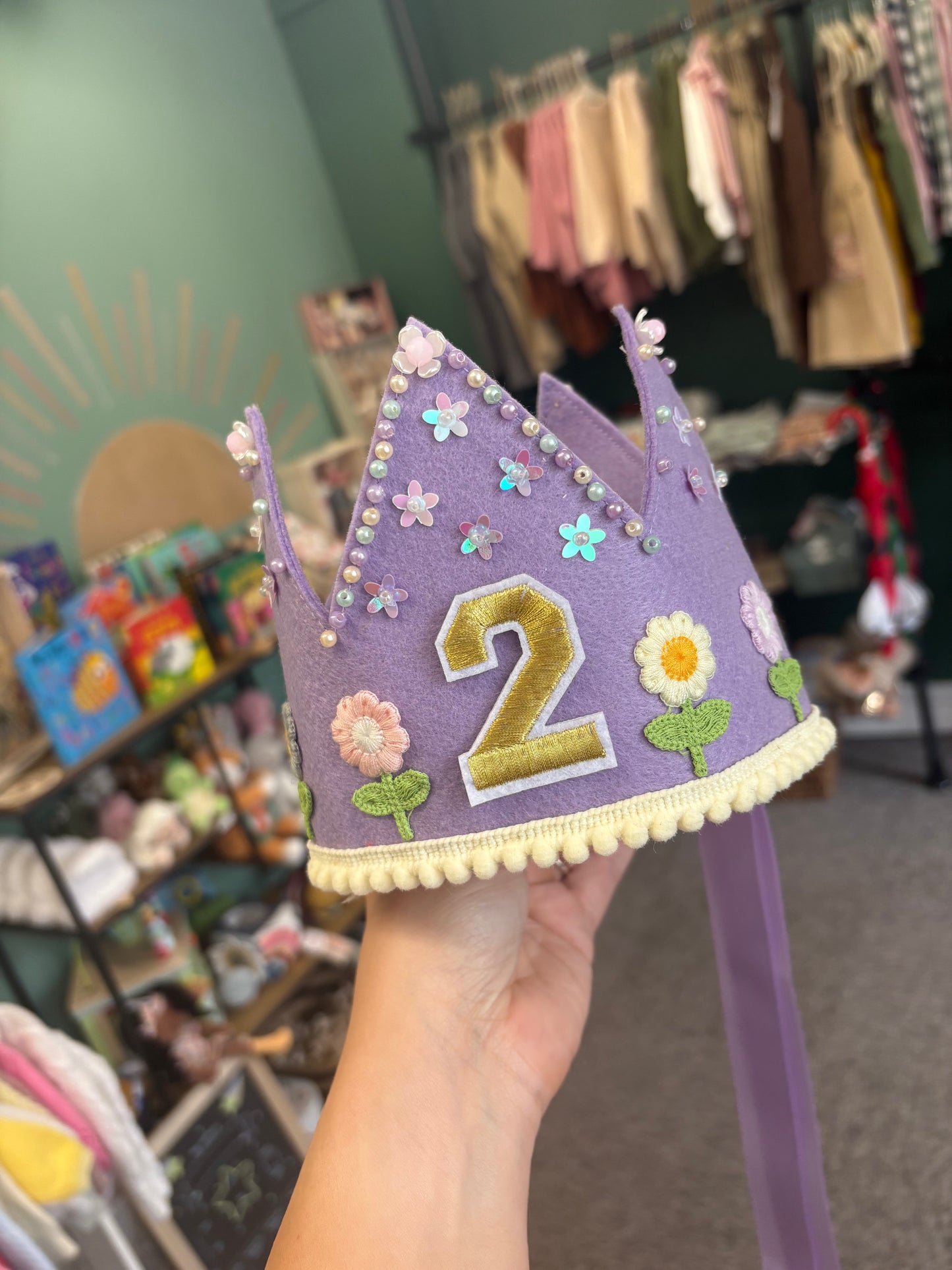 HAND DECORATED BIRTHDAY CROWNS