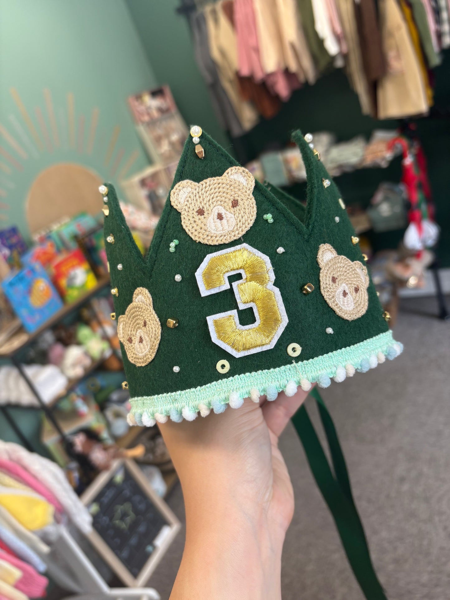 HAND DECORATED BIRTHDAY CROWNS