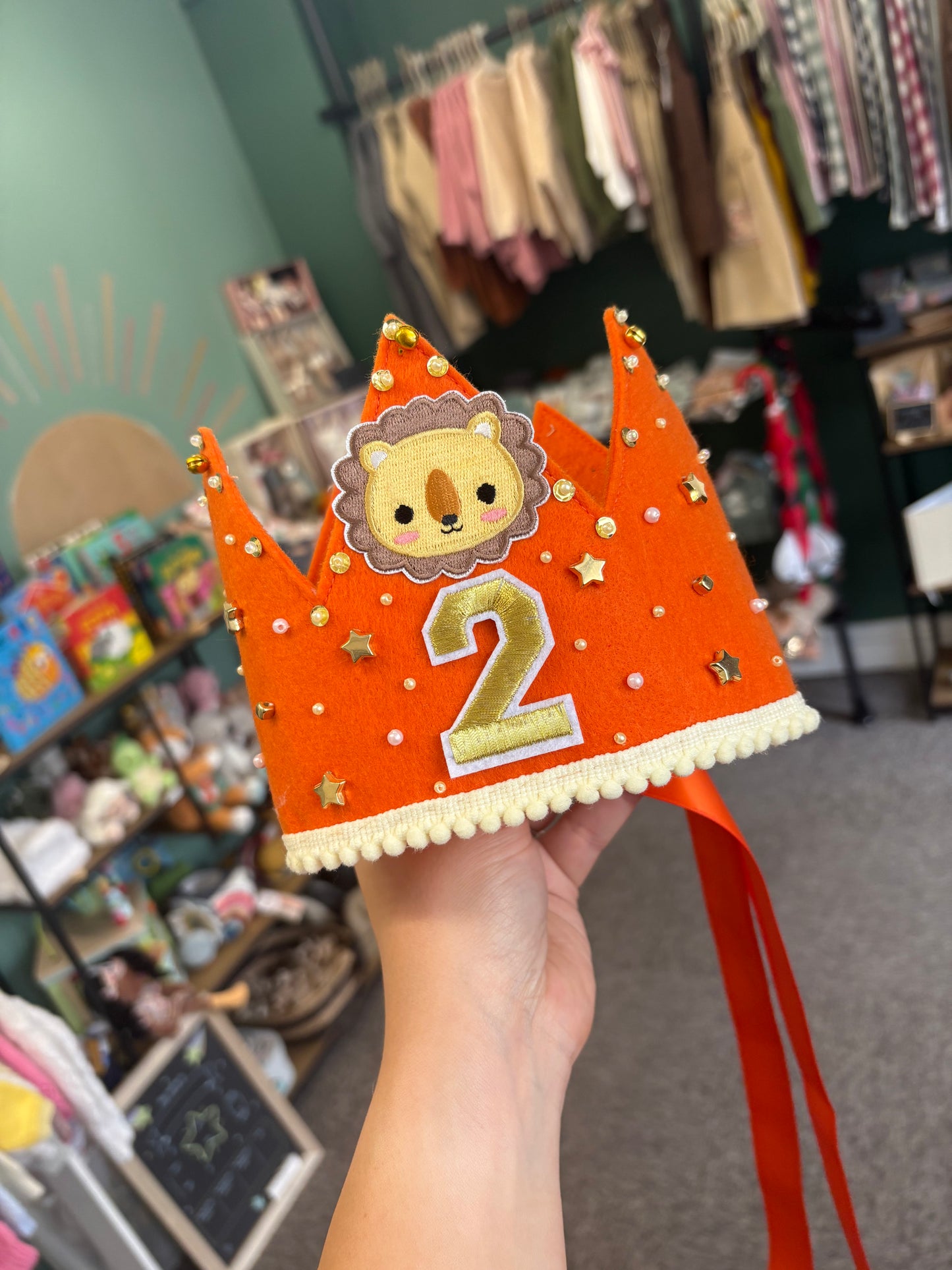 HAND DECORATED BIRTHDAY CROWNS