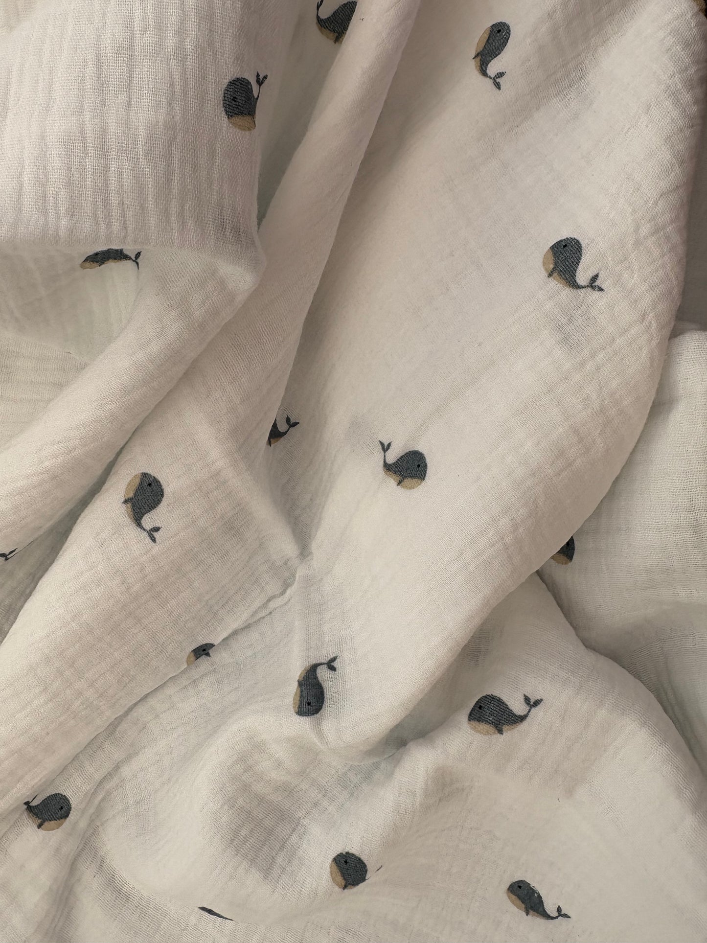 LARGE BLANKET - FLUFFY AND DOUBLE MUSLIN