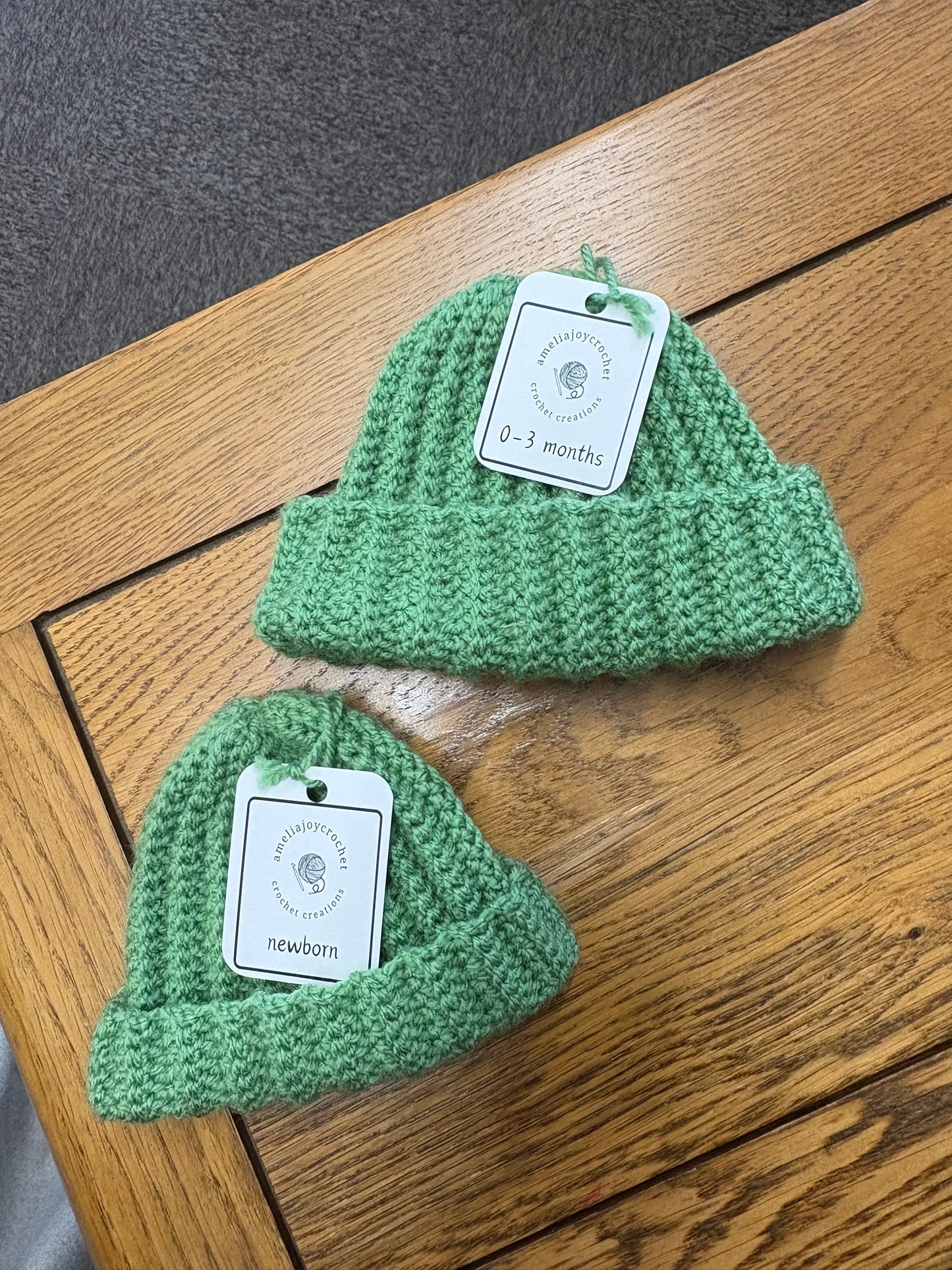 BABY HATS BY AMELIAJOYCROCHET
