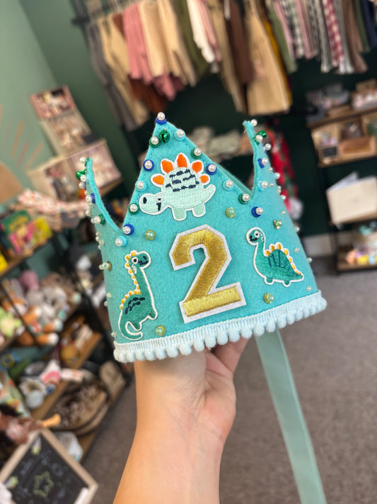 HAND DECORATED BIRTHDAY CROWNS