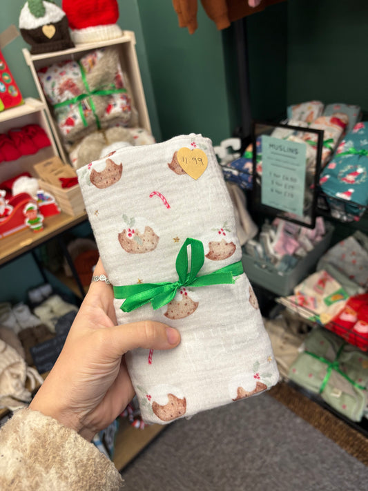 XL Christmas muslins