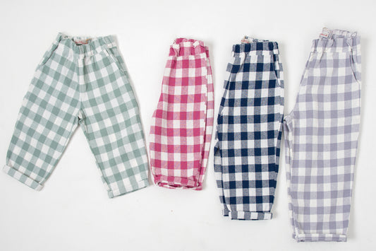 ROSE AND DAVID - CHECKED TROUSERS
